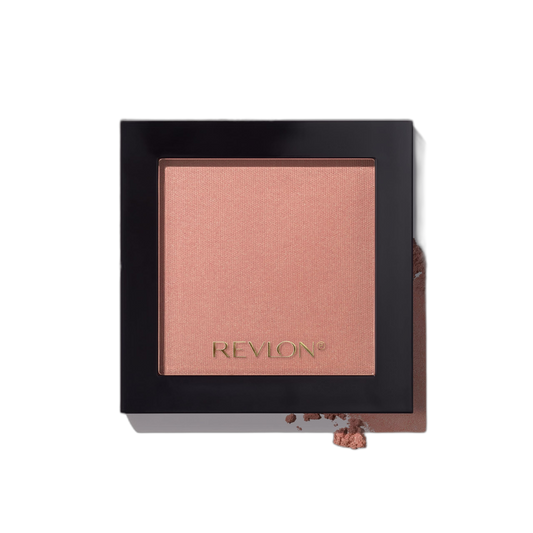 Revlon Powder Blush Face Makeup, High Impact Buildable Color, Lightweight & Smooth Finish, 006 Naughty Nude, 0.17 oz