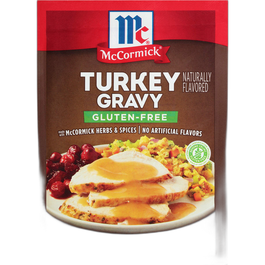 McCormick Turkey Gravy Mix (Gluten Free), 0.88 oz (Pack of 12)