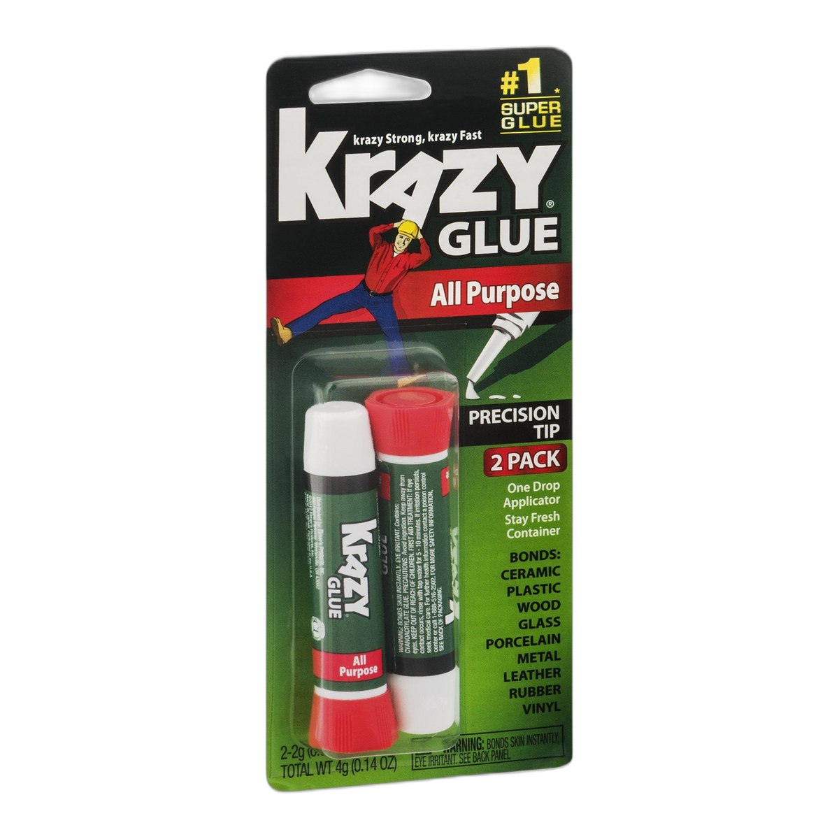 Krazy Glue KG517 48 Pack Instant Krazy Glue® All Purpose Tube 2 Count/Pack