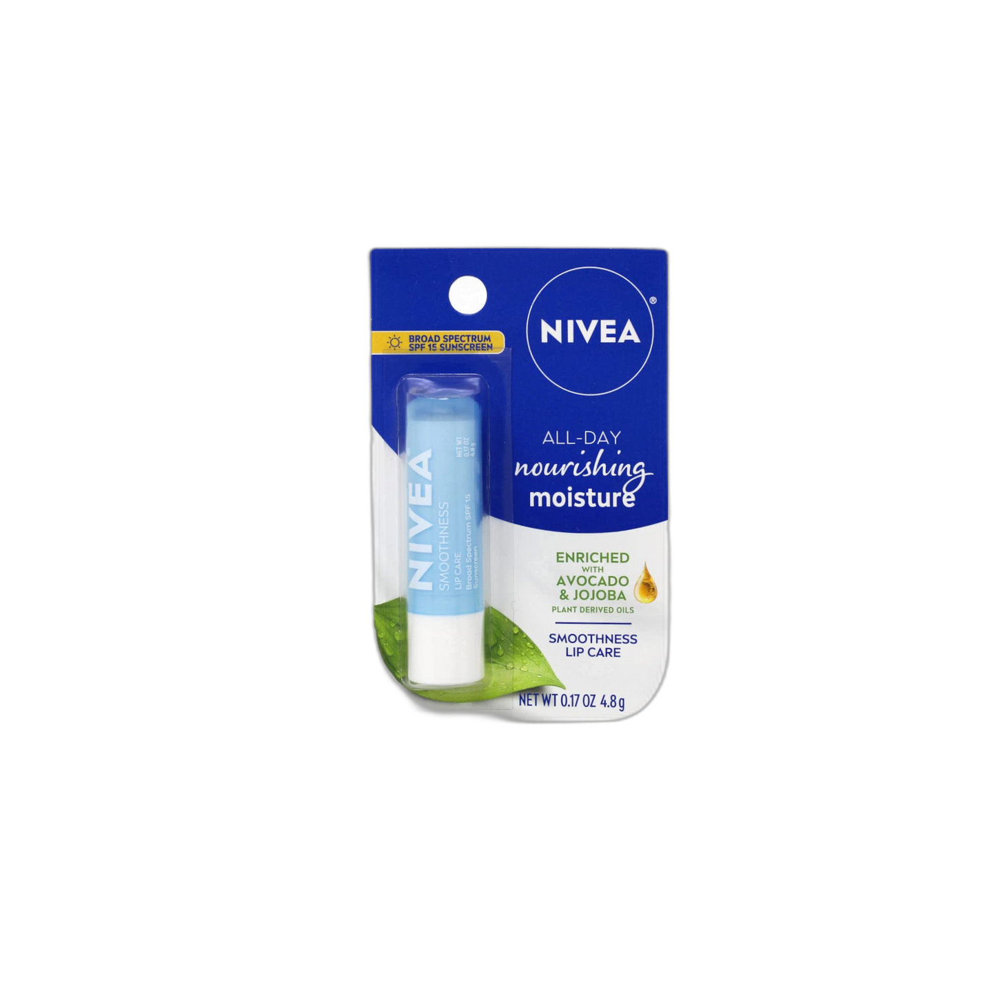 Nivea A Kiss of Smoothness Hydrating Lip Care SPF 15-0.17 oz