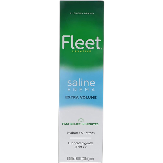 Fleet Enema Extra Saline Laxative, 7.8 oz. (Pack of 3)