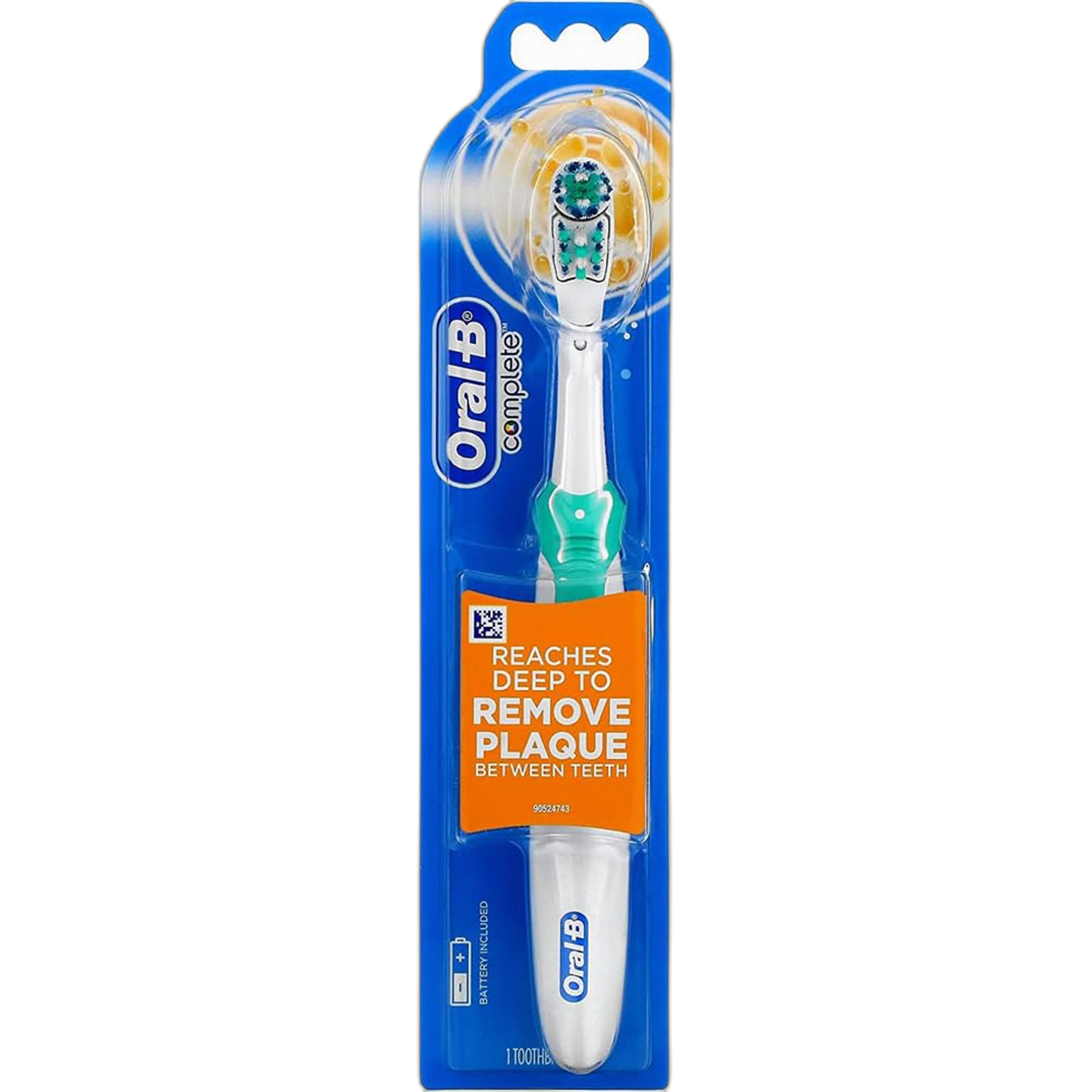 Oral-B Toothbrush Complete Remove Plaque (Battery) (2 Pack)