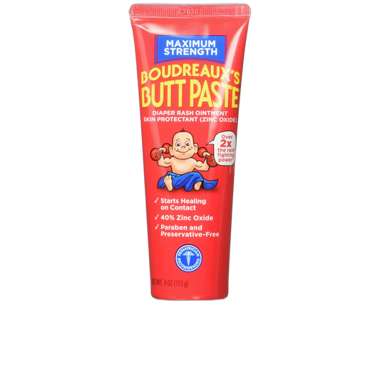 Boudreauxs Maximum Strength Butt Paste - 4 Oz (Pack of 2)
