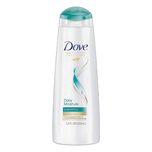 Dove Shampoo 12 Ounce Daily Moisture Nutritive Solutions (354ml) (3 Pack)