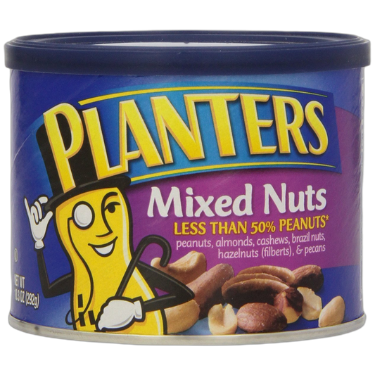 Planters Mixed Nuts Canister 10.3 Oz (2 Pack)