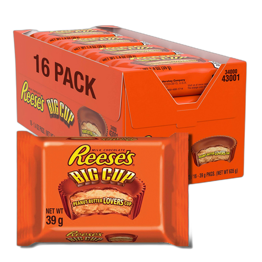 Reeses Big Cup 16 - 1.4 Oz PKGS