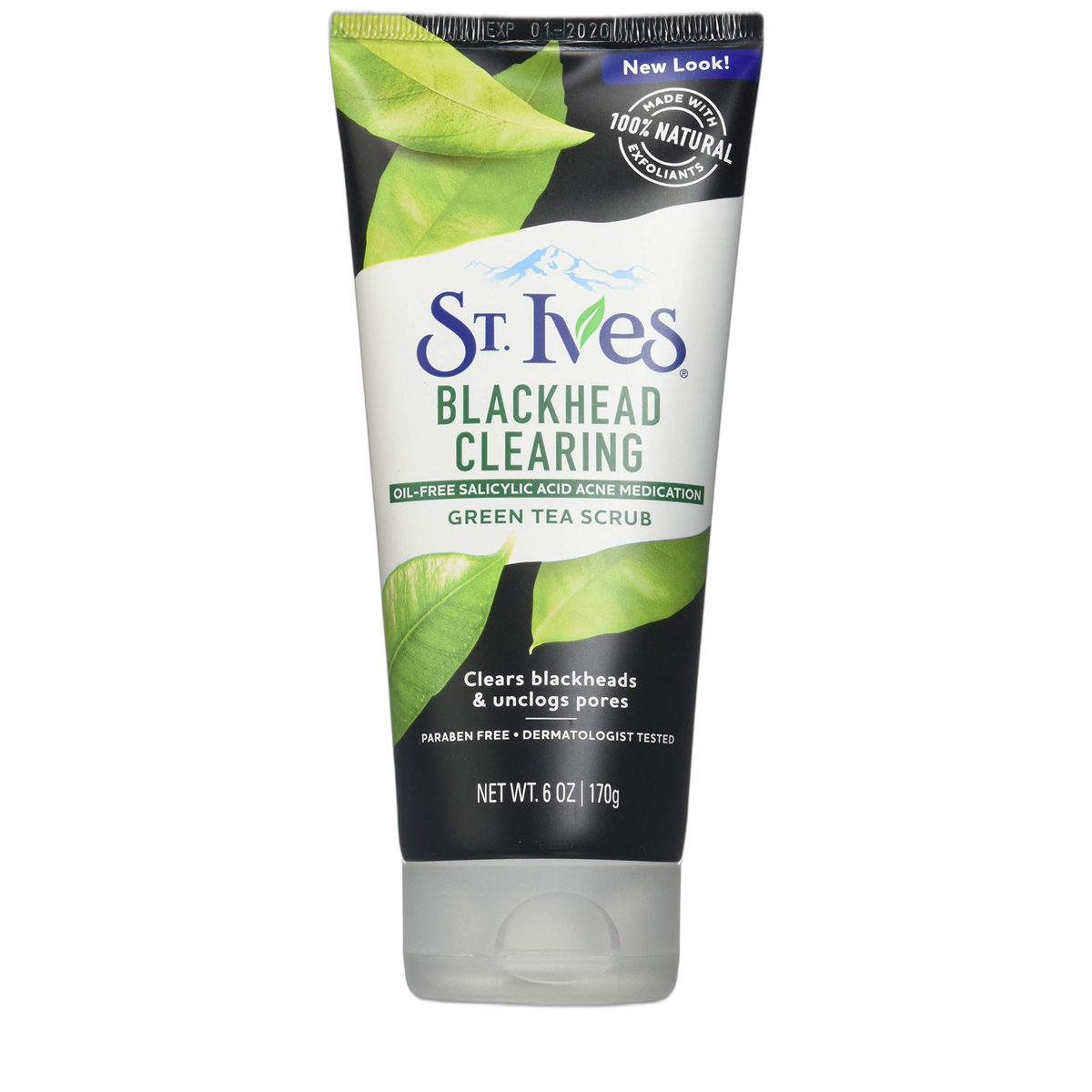 St. Ives Blackhead Clearing Face Scrub Green Tea 6 oz(Pack of 3)