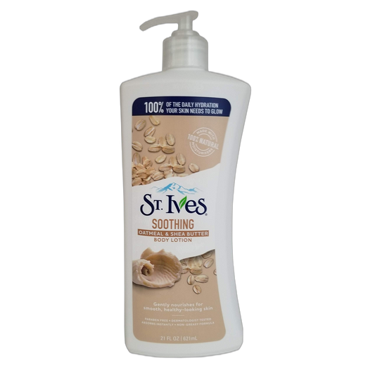 St. Ives Naturally Soothing Body Lotion, Oatmeal & Shea Butter 21 Oz by St. Ives (Pack of 3)
