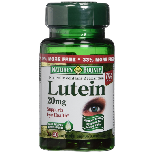 Nature's Bounty Nature's Bounty Lutein 20mg, 40 Softgels 40 Count (Pack of 4)