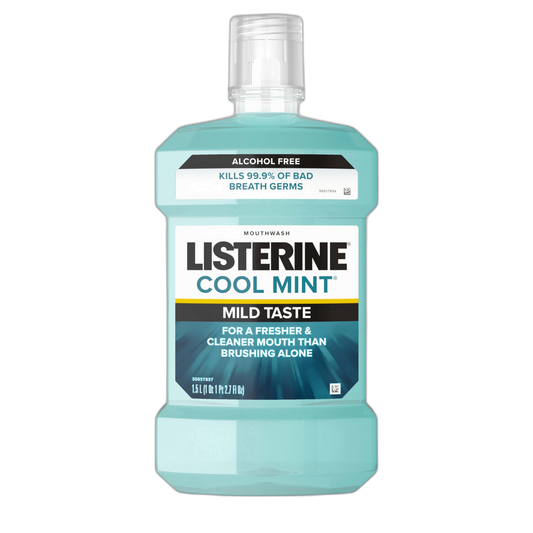 Listerine Total Care Anticavity Fluoride Mouthwash, 6 Benefits in 1 Oral Rinse Helps Kill 99% of Bad Breath Germs, Prevents Cavities, & Strengthens Teeth, Fresh Mint, 1 L, Pack of 1