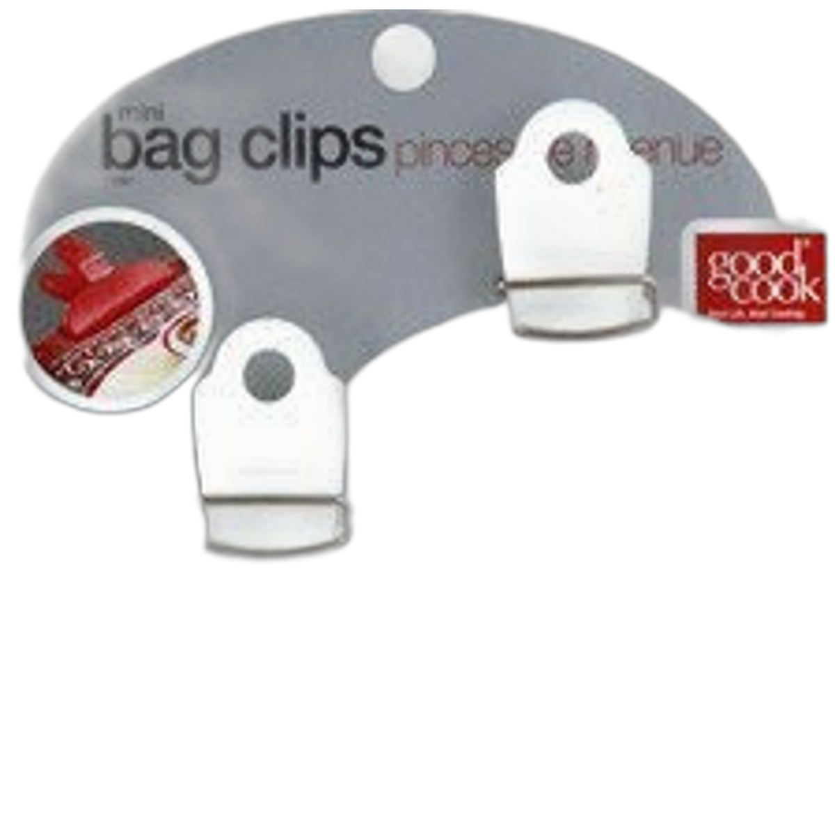 Good Cook 3-1/4 in. L Red Mini Bag Clip