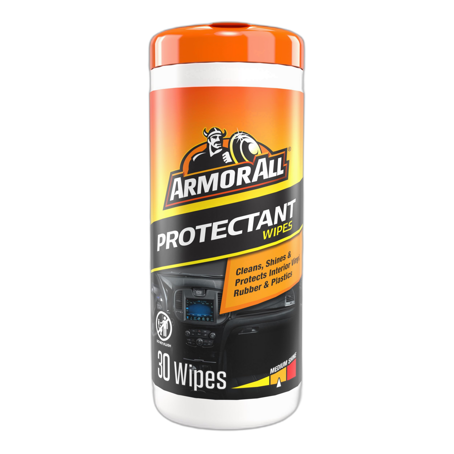 Original Protectant Wipes by Armor All, Car Interior Cleaner Wipes with UV Protection to Fight Cracking & Fading, 30 Count