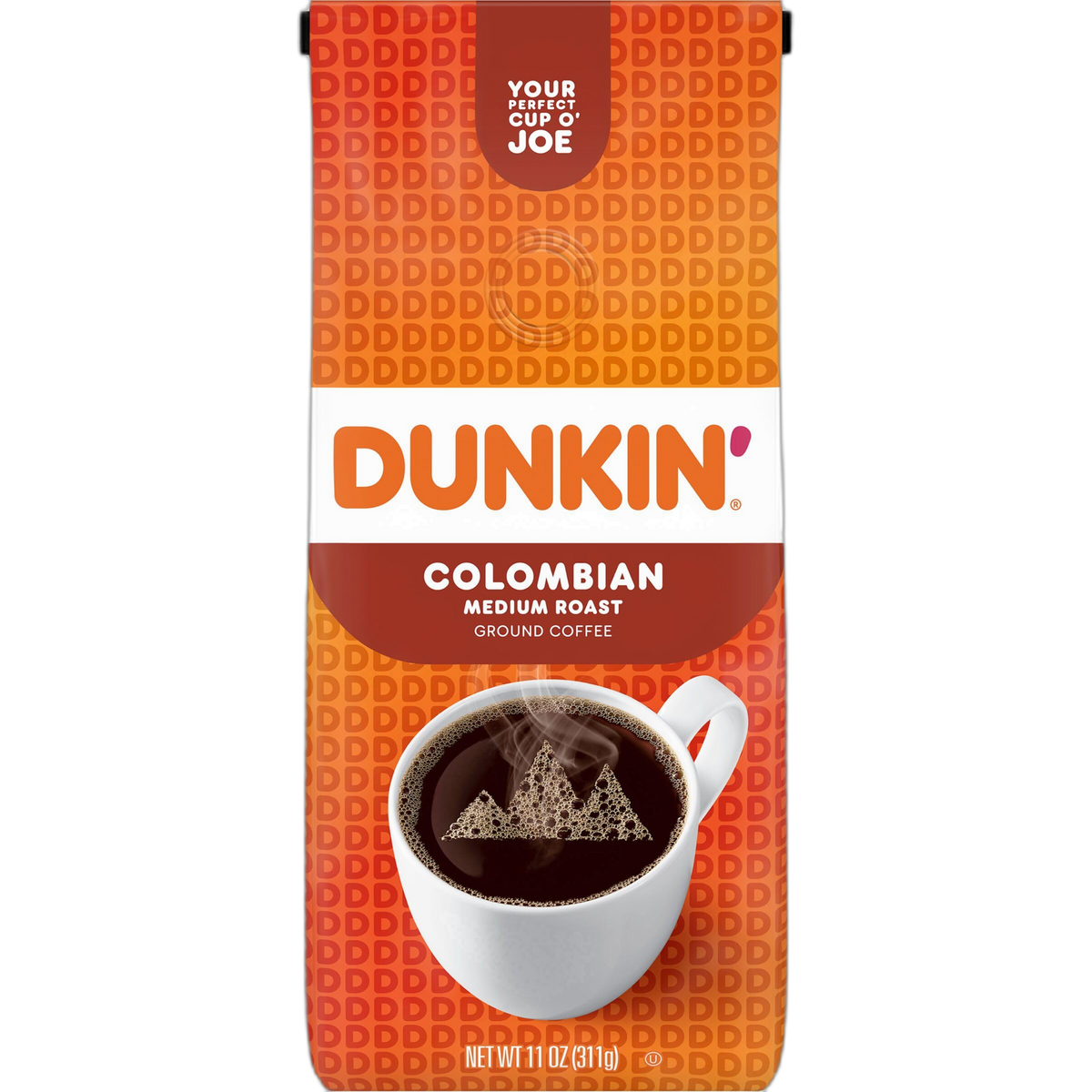 Dunkin' Colombian Medium Roast Ground Coffee, 11 Ounce