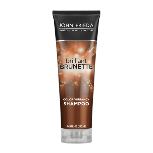 John Frieda Brilliant Brunette Multi-Tone Revealing Shampoo, Color Protecting Shampoo, Helps Unlock Vibrant Color, 8.45 Ounce