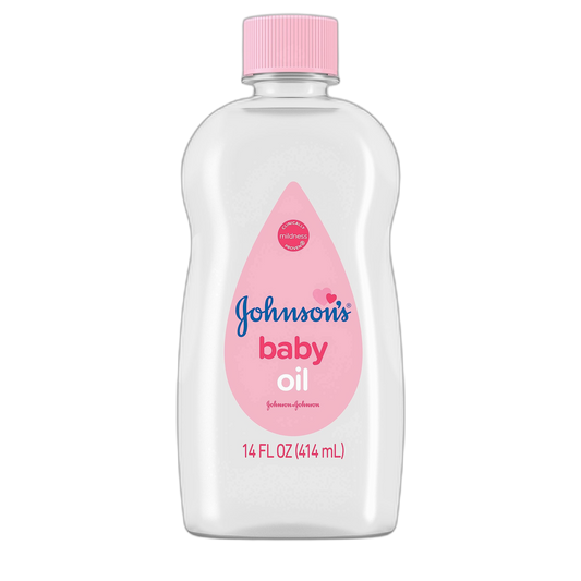 Johnson's Baby Oil, Pure Mineral Oil to help Prevent Moisture Loss for baby, Kids & Adults, Gentle & Soothing Baby Massage Oil for Dry Skin Relief, Original Scent, 14 fl. oz(Pack of 6)
