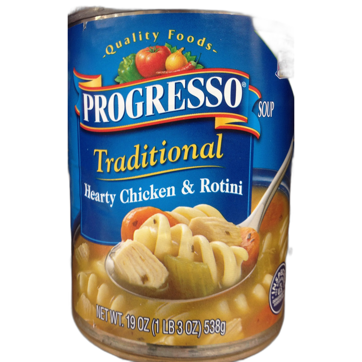 Progresso Traditional Hearty Chicken & Rotini Soup 19oz Can (Pack of 2)
