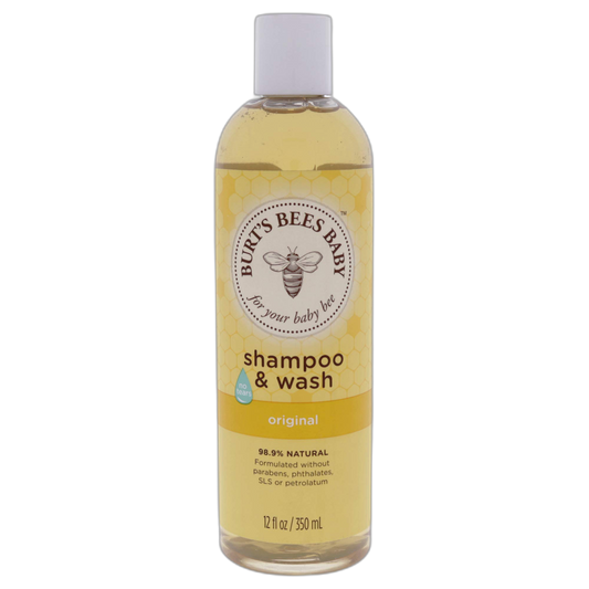 Burt's Bees Baby Shampoo & Wash, Original Tear Free Baby Soap - 12 Ounce Bottle