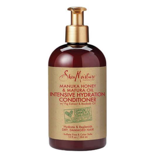 SheaMoisture Conditioner Intensive Hydration for Dry, Damaged Hair Manuka Honey and Mafura Oil to Nourish and Soften Hair 13 oz