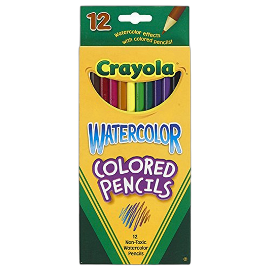 Crayola Watercolor Pencils-12/Pkg Long