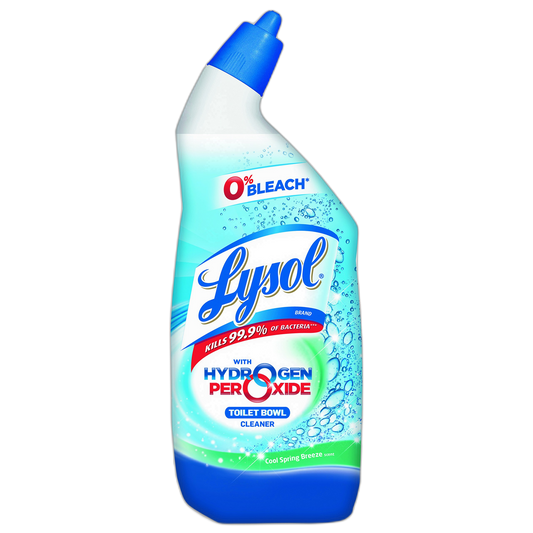 LYSOL Brand 85020CT Toilet Bowl Cleaner with Hydrogen Peroxide, 24oz Angle-Necked Bottle (Case of 12 Bottles)