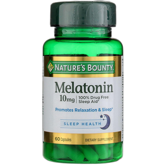 Nature's Bounty Melatonin 10mg Capsules, 60 Count (Pack of 4)