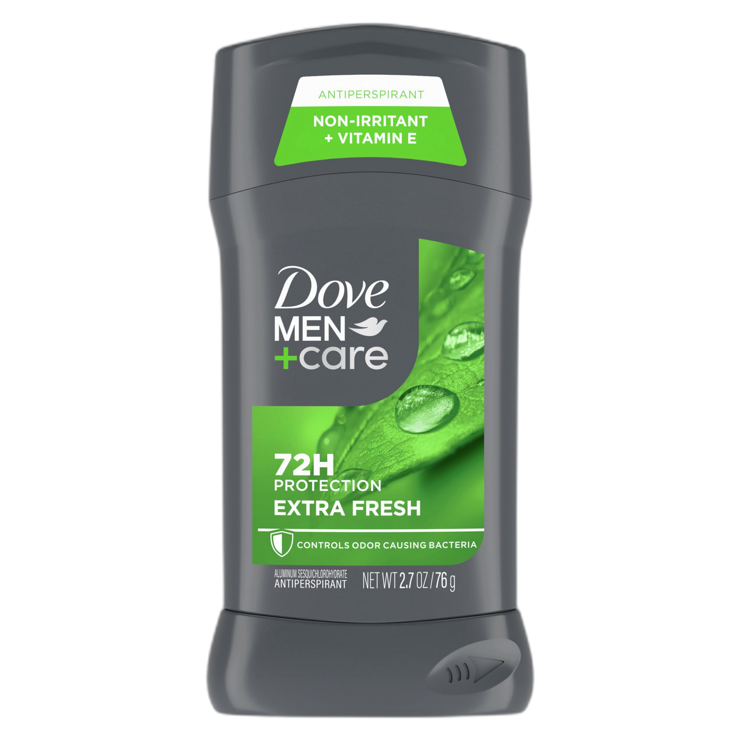 Dove Men+Care Extra Fresh Men's Antiperspirant Deodorant Stick Extra Fresh With 72-hour sweat & odor protection with 1/4 Moisturizing Cream & Long-lasting Citrus Scent 2.7 oz