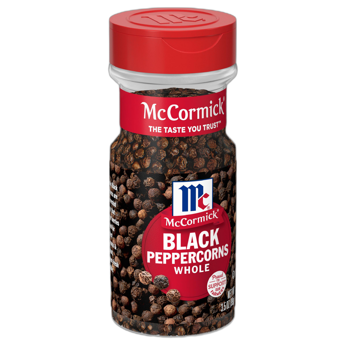 McCormick Whole Black Peppercorns, 3.5 oz