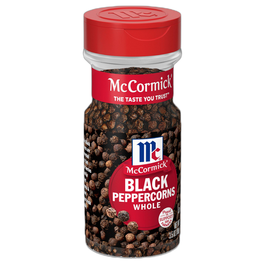McCormick Whole Black Peppercorns, 3.5 oz