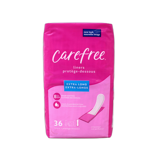 Carefree Acti-Fresh Extra Long 36 Count Liner to Go