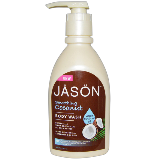 JASON, Smoothing Body Wash oz, Coconut, 30 Ounce