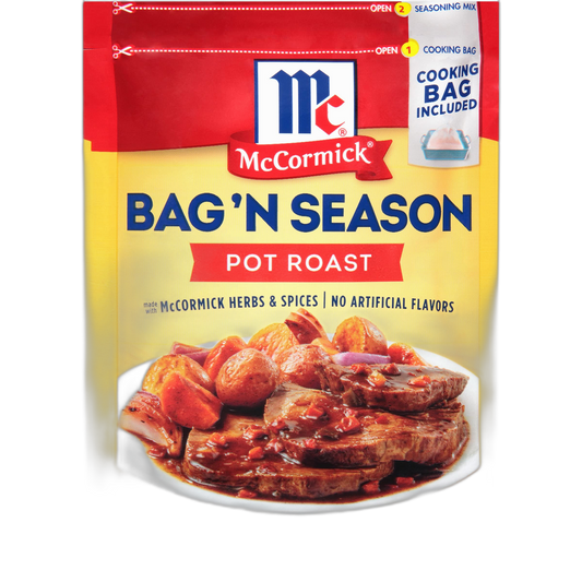 McCormick Bag 'n Season Pot Roast Cooking Bag & Seasoning Mix, 0.81 oz