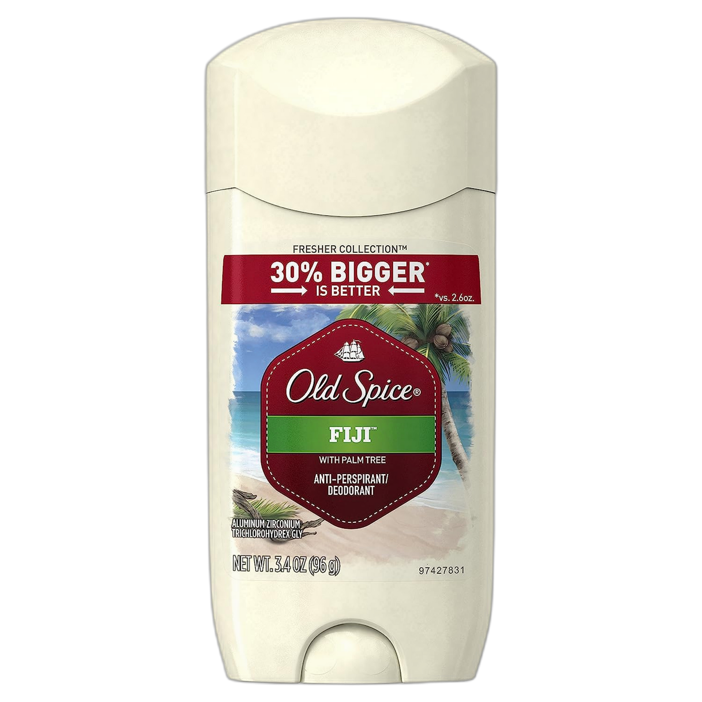 Old Spice Fresher Collection Men's Anti-Perspirant and Deodorant, Fiji Scent - 3.4 Oz