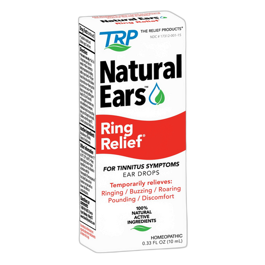 The Relief Products Ring Relief Ear Drops Formula - 100% Natural Active Ingredients Tinnitus Relief for Ringing Ears - 0.33 Fl. Oz.