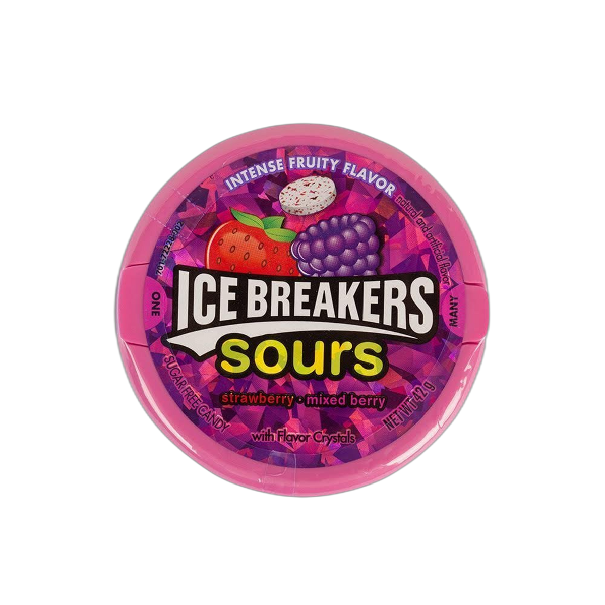 Ice Breakers Sours Strawberry-Mixed Berry 1.5 Oz Containers (Pack Of 8), 1.5 Ounce