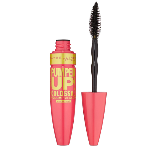 Maybelline Volum' Express Pumped Up! Colossal Waterproof Mascara, Classic Black, 0.32 fl. oz.