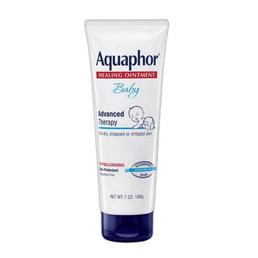 Aquaphor Baby Healing Ointment Advanced Therapy Skin Protectant, Dry Skin and Diaper Rash Ointment, 7 Oz Tube