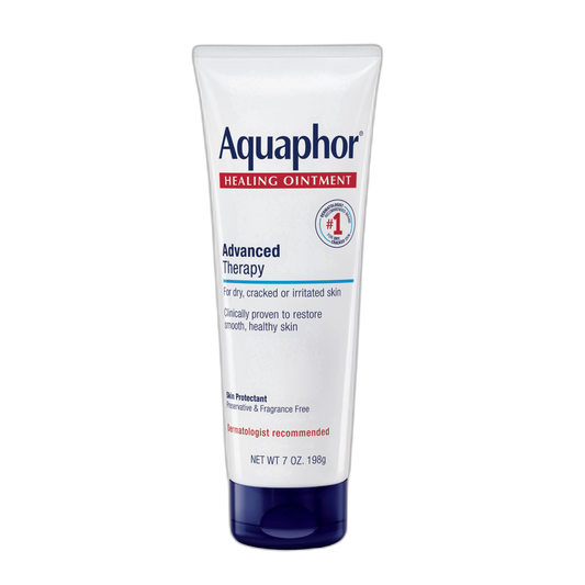 Aquaphor Healing Ointment Advanced Therapy Skin Protectant, Dry Skin Body Moisturizer, 7 Oz Tube