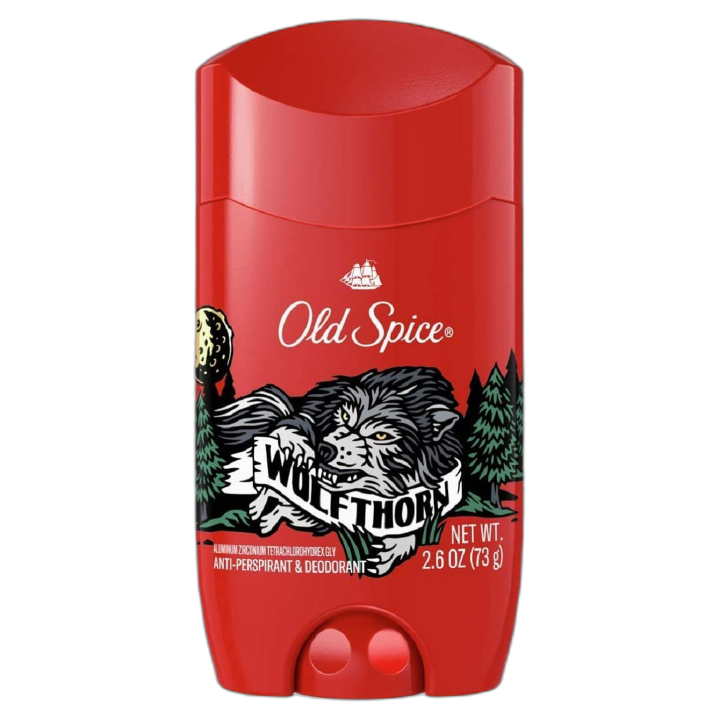 Old Spice Wild Collection Wolfthorn Scent Men's Invisible Solid Anti-Perspirant and Deodorant, 2.6 Ounce