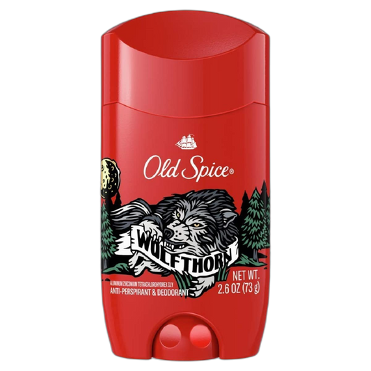 Old Spice Wild Collection Wolfthorn Scent Men's Invisible Solid Anti-Perspirant and Deodorant, 2.6 Ounce