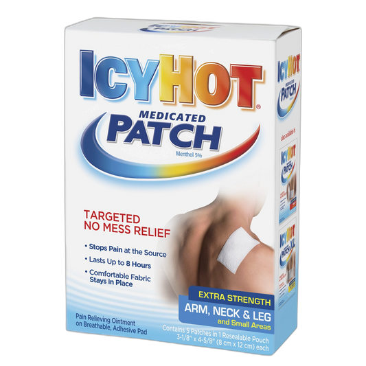 Icy Hot Extra Strength Medicated Patch, Small, 5 Count