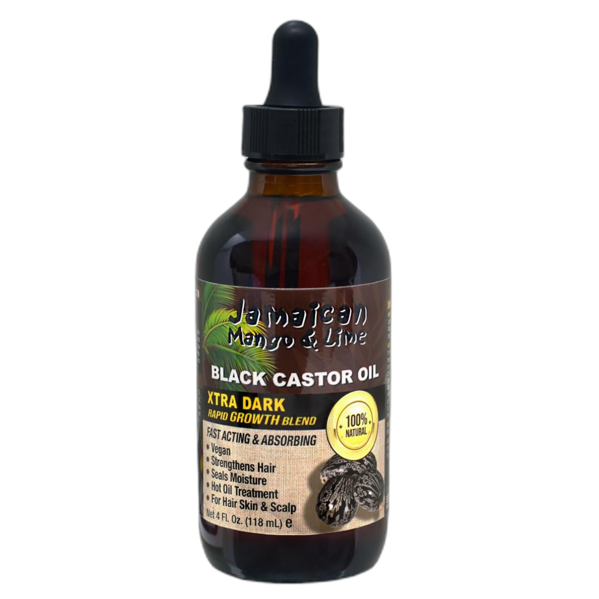 Jamaican Mango & Lime Black Castor Oil Xtra Dark 4 oz