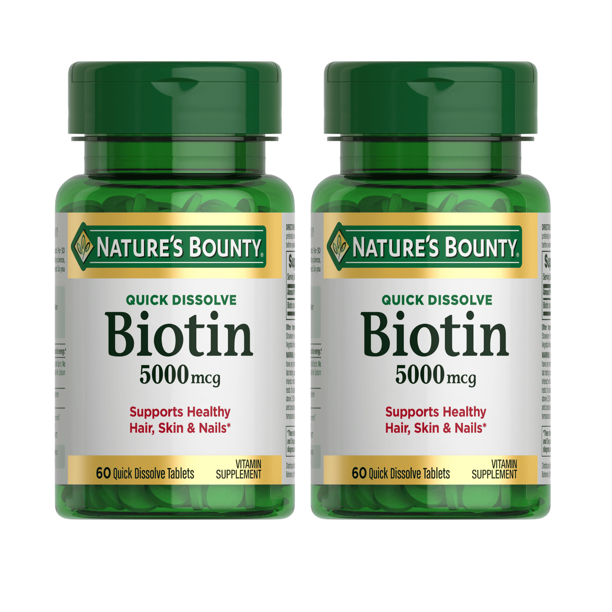 Nature's Bounty #29619 Biotin 5000 Mcg 150s product image 1