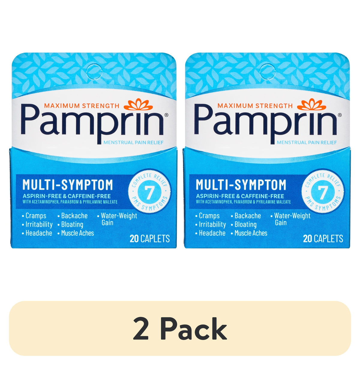 Pamprin 20's Multi Symptom Tabs product image 1