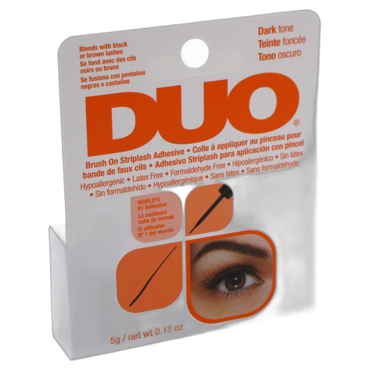 Duo Brush-On Striplash Adhesive Dark Tone 0.18 Ounce (5.3ml) (2 Pack)