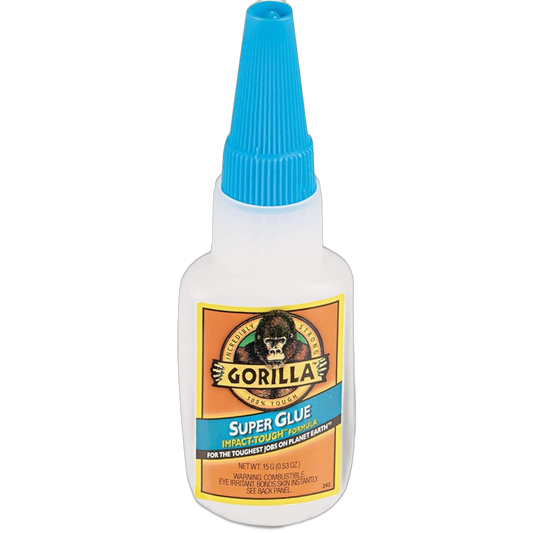 Gorilla Super Glue 15 Gram, Clear, (Pack of 5)