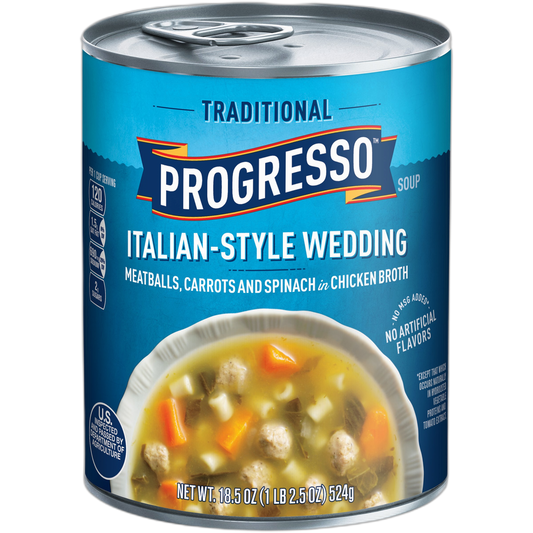 Progresso Soups Traditional Soup, Italian-Style Wedding, 18.5 Ounce