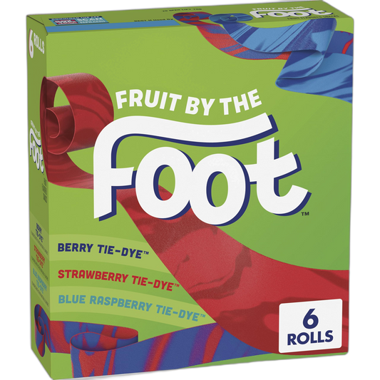 Fruit by the Foot Fruit Flavored Snacks, Variety Pack, 4.5 oz, 6 ct