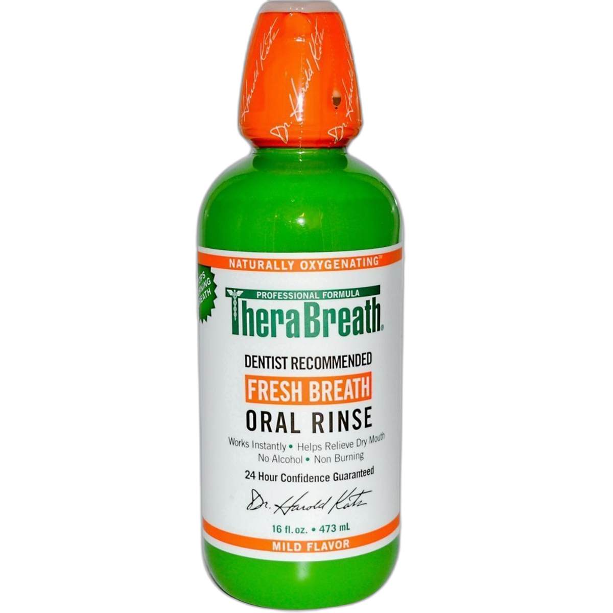 TheraBreath Fresh Breath Oral Rinse, Mild Flavor 16 fl oz (Pack of 3)