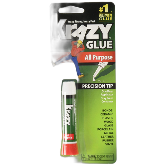 Krazy Glue All-Purpose Precision Tip, 0.07 oz (2 Pack) (Bundle)