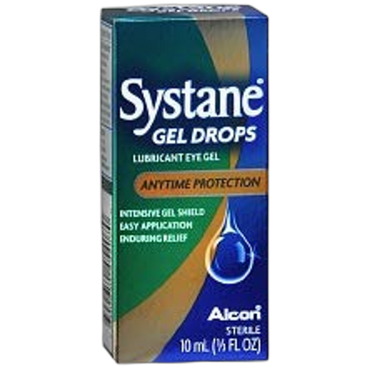 Systane Lubricant Eye Gel Drops, 10-mL (Packaging May Vary) (0.33 Fl Oz (Pack of 2))